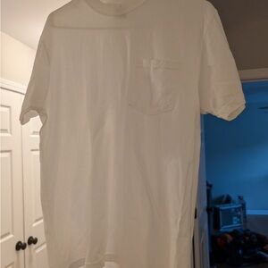 Comfort Colors 6030 Mens Pigment Dyed White Short Sleeve Tee Shirt - Size M